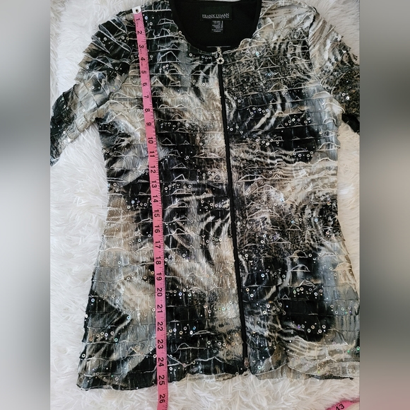 Frank Lyman Design Zip Up Jacket size 8 - Picture 6 of 9